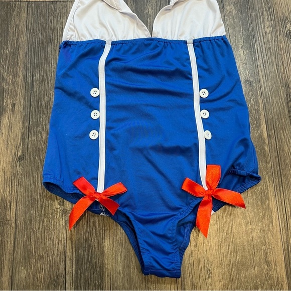 Sexy Sailor Navy Women’s Leotard Halloween Cost Play Costume - Picture 5 of 13